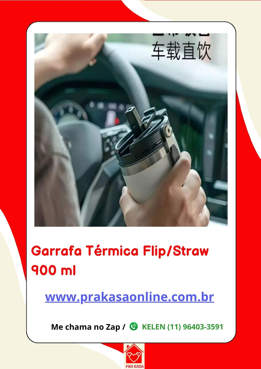 Garrafa Térmica Flip - 900 ml