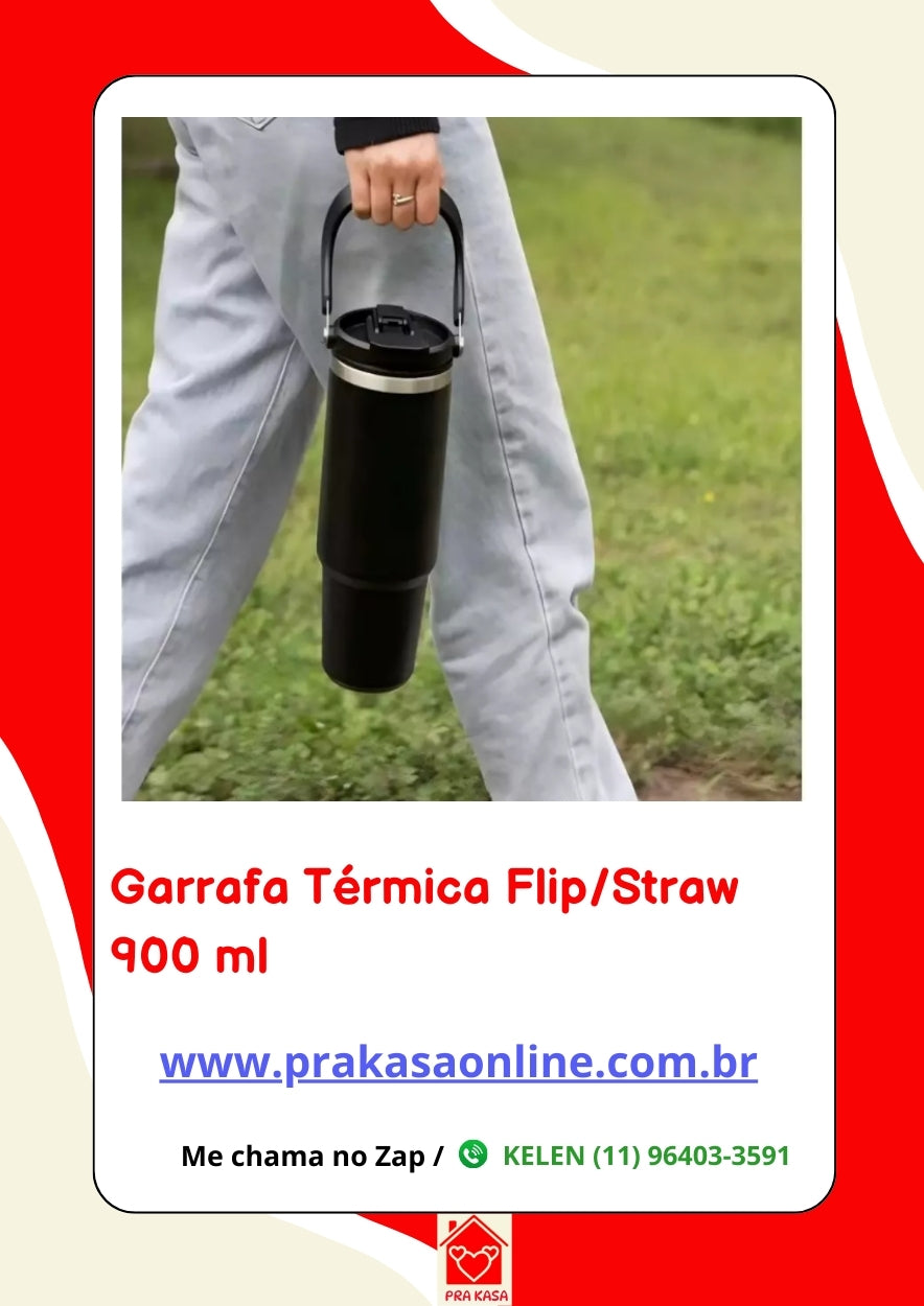 Garrafa Térmica Flip - 900 ml