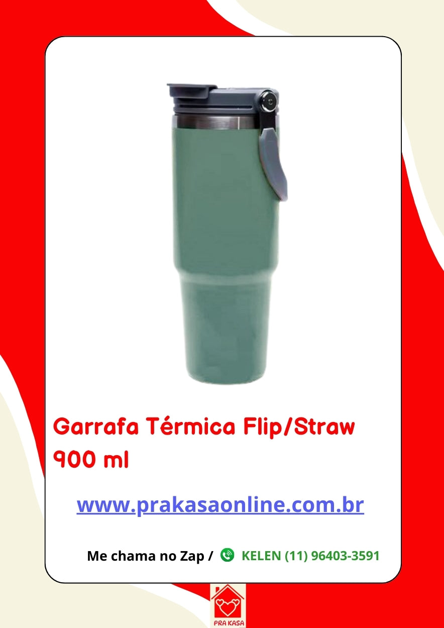 Garrafa Térmica Flip - 900 ml