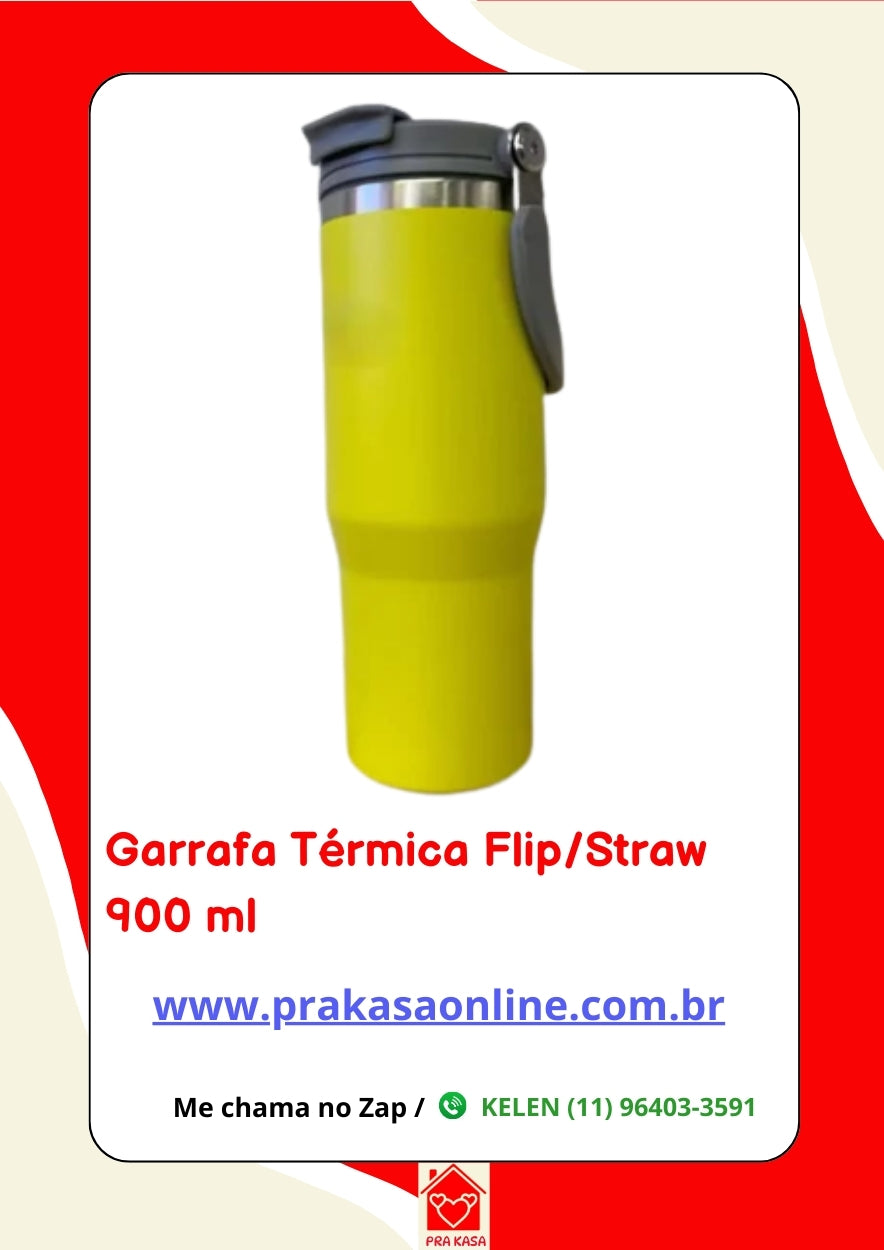 Garrafa Térmica Flip - 900 ml