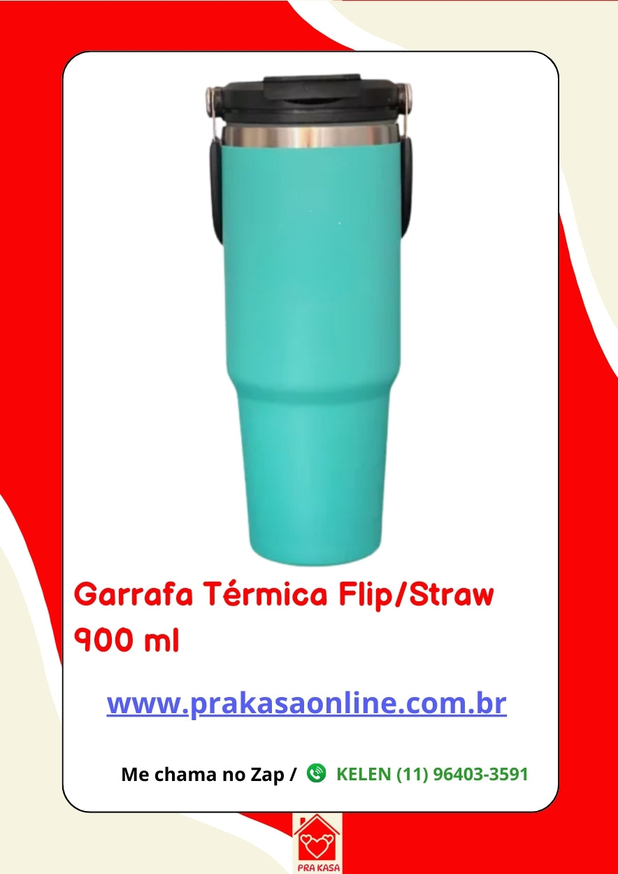 Garrafa Térmica Flip - 900 ml