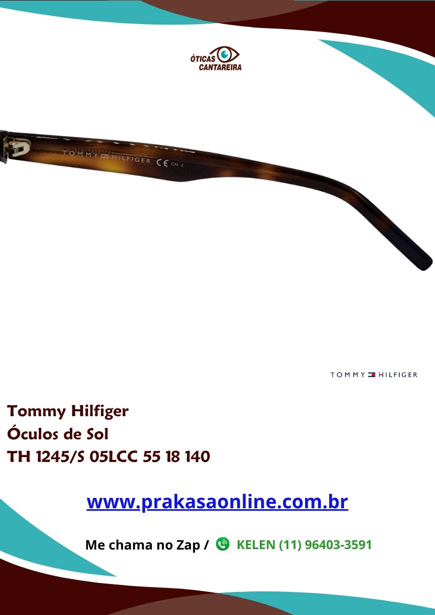 Tommy Hilfiger - Óculos de Sol - TH 1245/S 05LCC 55 18 140