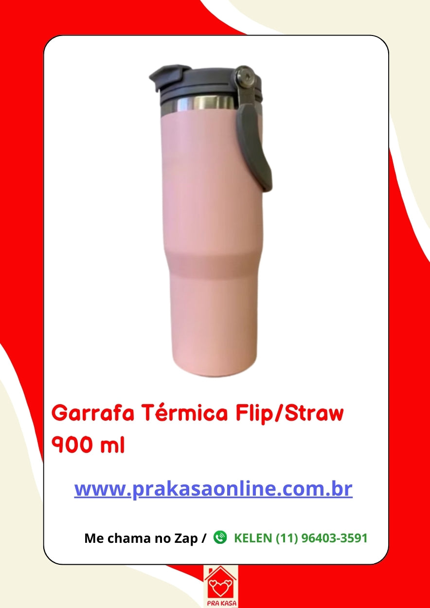 Garrafa Térmica Flip - 900 ml