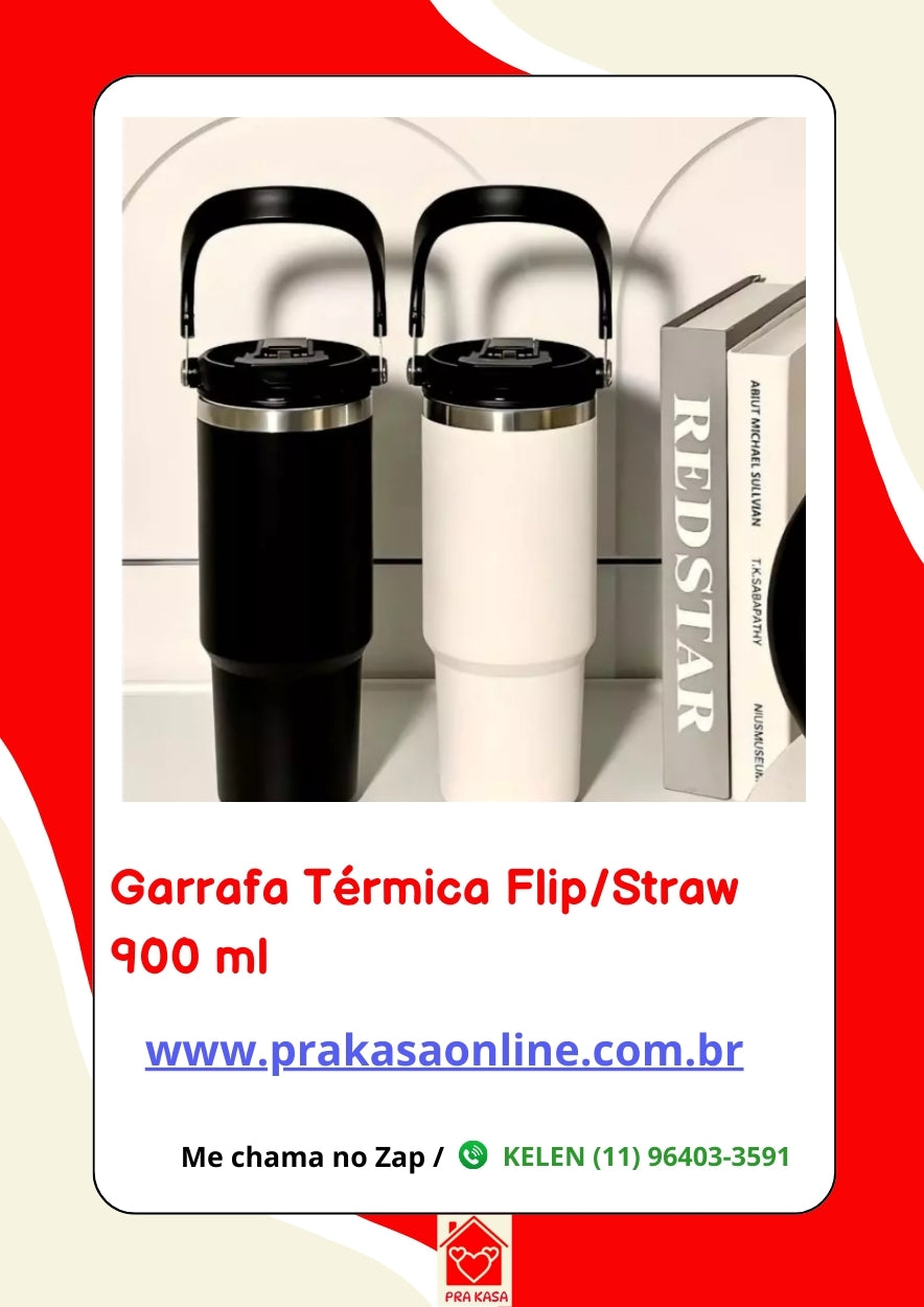 Garrafa Térmica Flip - 900 ml