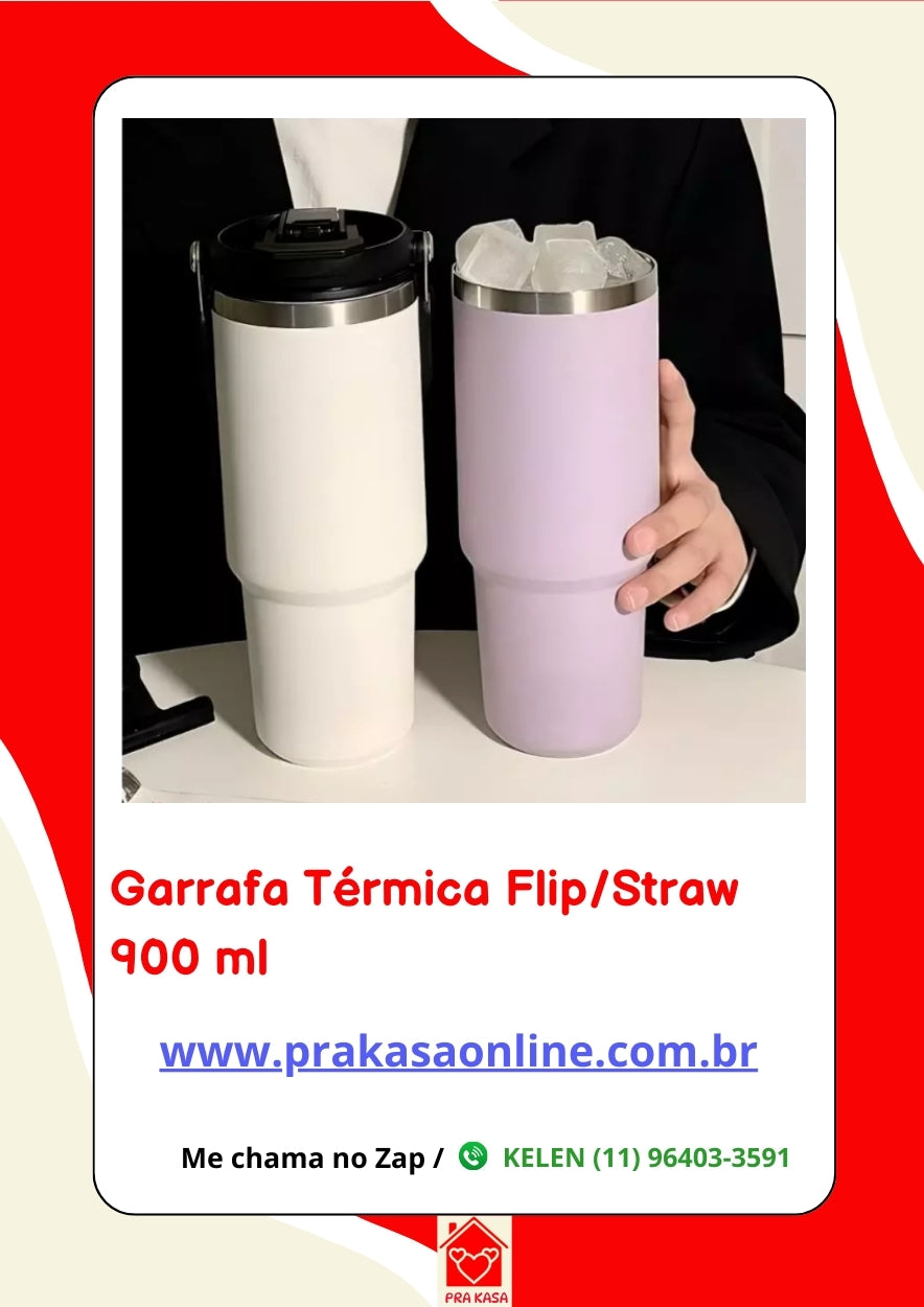 Garrafa Térmica Flip - 900 ml