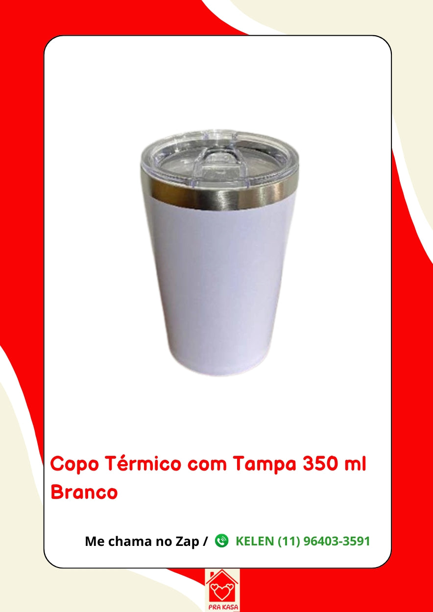 Copo Térmico com Tampa 350 ml