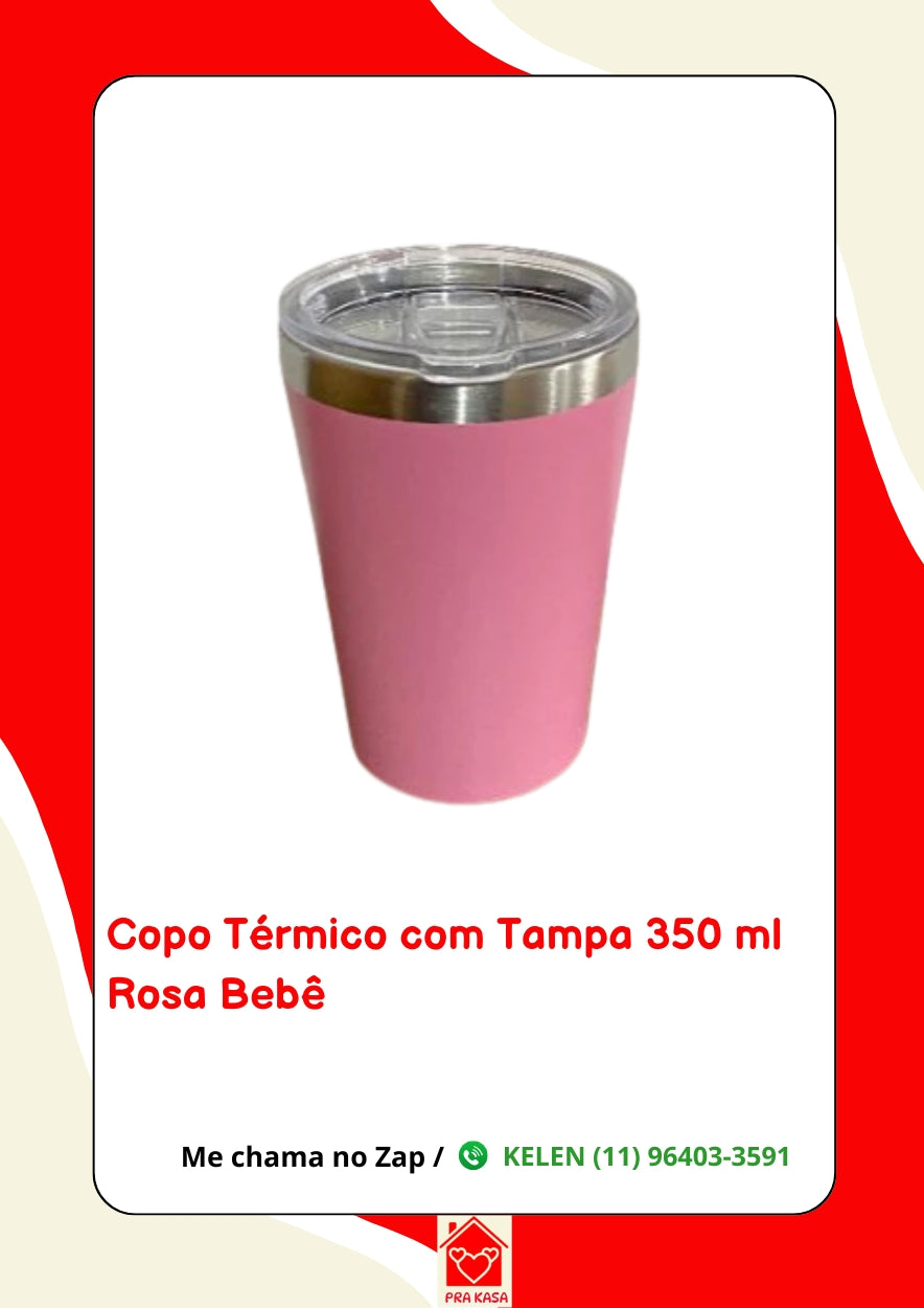 Copo Térmico com Tampa 350 ml