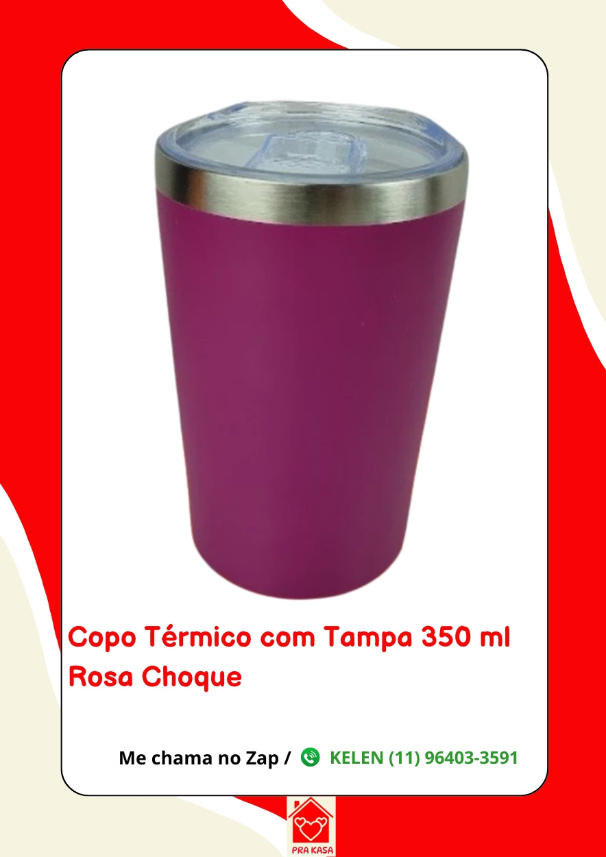 Copo Térmico com Tampa 350 ml