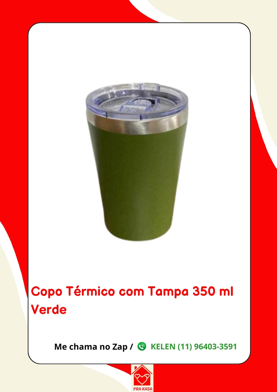 Copo Térmico com Tampa 350 ml