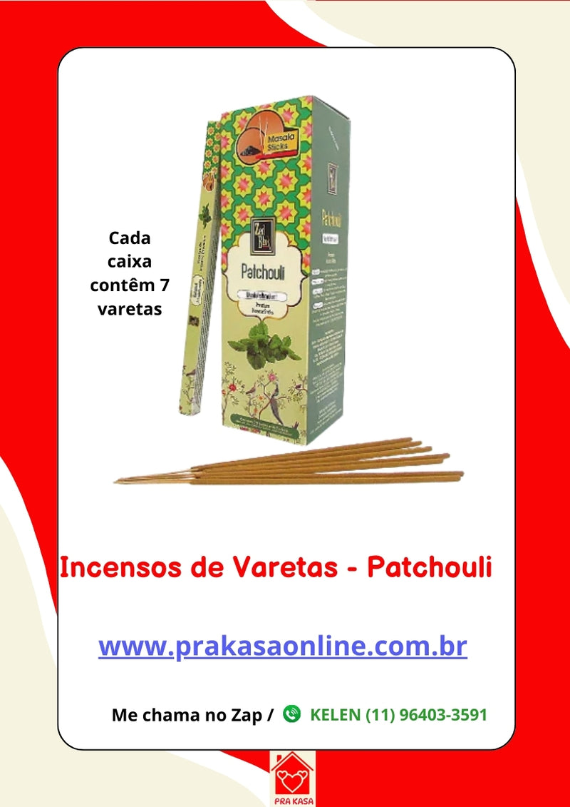 Incenso Vareta Indiano Legítimo