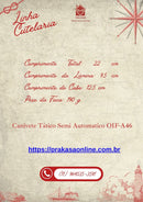 Canivete Tático Semiautomático Modelos A046 e A047