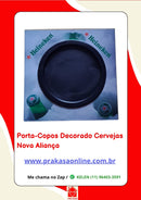 Porta-Copo Decorado com Estampas de Cervejas – Nova Aliança