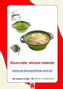 Escorredor de Silicone Retrátil