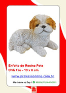 Enfeite de Resina Pets - Shih Tzu