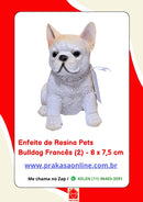 Enfeite de Resina Bulldog Francês Sentado