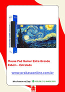 Mouse Pad Gamer Exbom 70x35cm Extra Grande