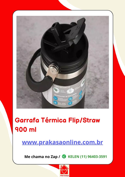 Garrafa Térmica Flip - 900 ml