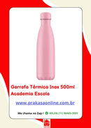 Garrafa Térmica Inox 500ml  Academia Escola