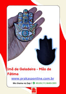 Imã de Geladeira Mão de Fátima de Cerâmica