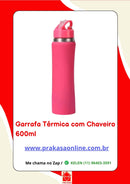 Garrafa Térmica com Chaveiro - 600 ml