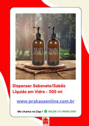 Dispenser Sabonete/Sabão Líquido em Vidro - 500 ml