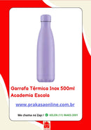 Garrafa Térmica Inox 500ml  Academia Escola