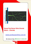 Mouse Pad Gamer Exbom 70x35cm Extra Grande