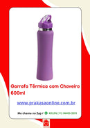 Garrafa Térmica com Chaveiro - 600 ml