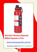 Garrafa Térmica Espacial 800 ml Quente e Frio