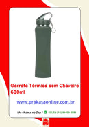 Garrafa Térmica com Chaveiro - 600 ml