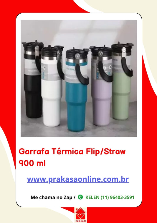 Garrafa Térmica Flip - 900 ml