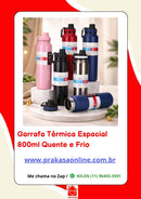 Garrafa Térmica Espacial 800 ml Quente e Frio