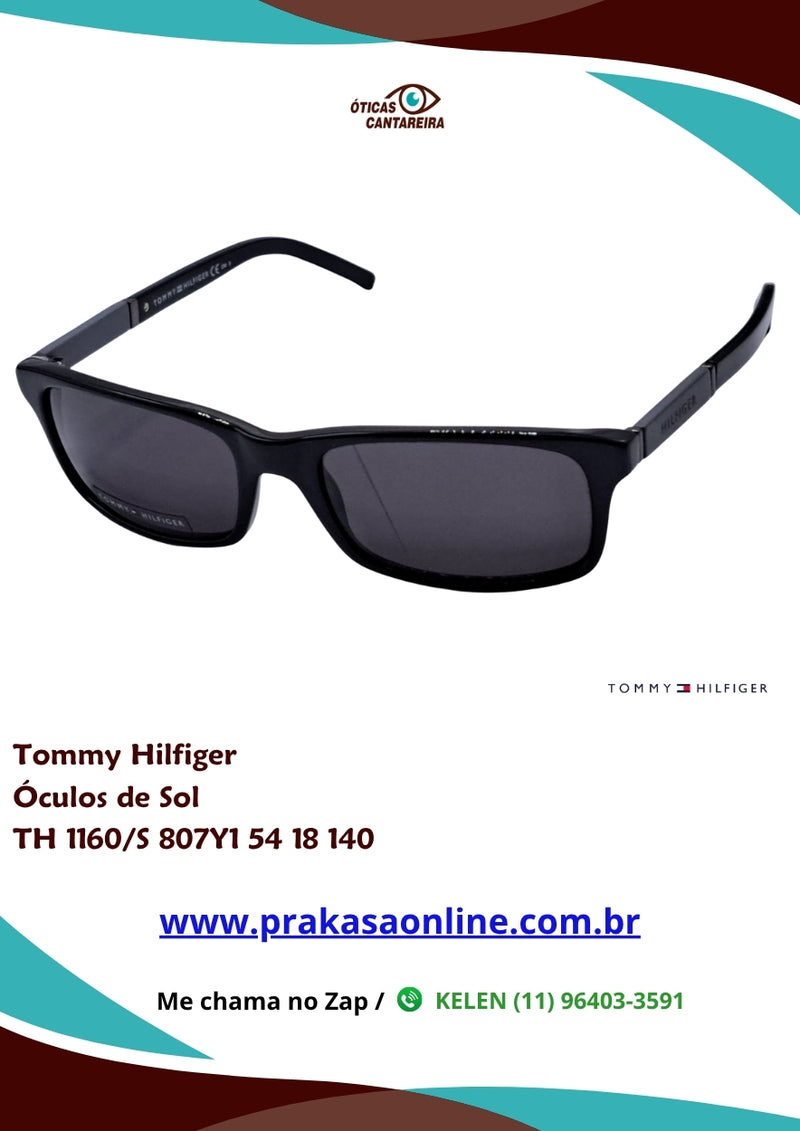 Tommy Hilfiger - Óculos de Sol - TH 1160/S 807Y1 54 18 140