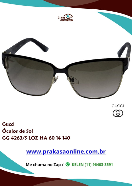 Gucci - Óculos de Sol - GG 4263/S LOZ HA 60 14 140
