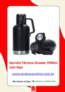 Garrafa Térmica Growler 1900ml com Alça