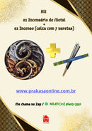 Kit - Incensário de Metal e Incenso