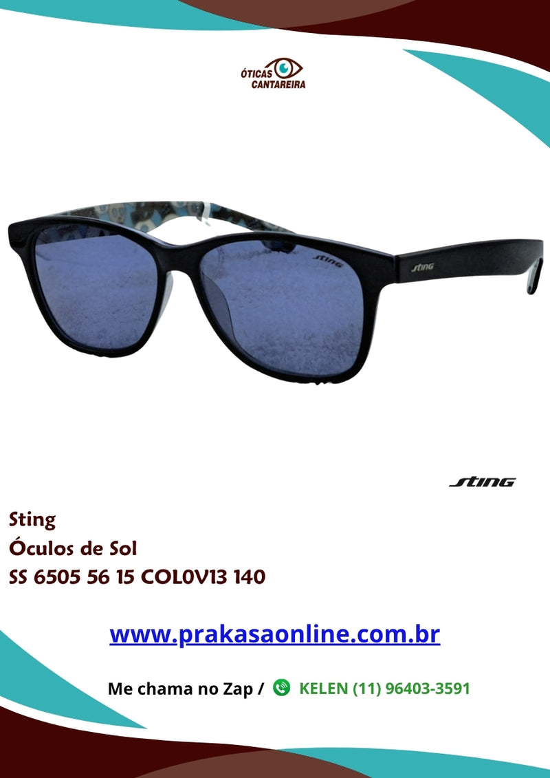 Sting - Óculos de Sol - SS 6505 56 15 COL0V13 140