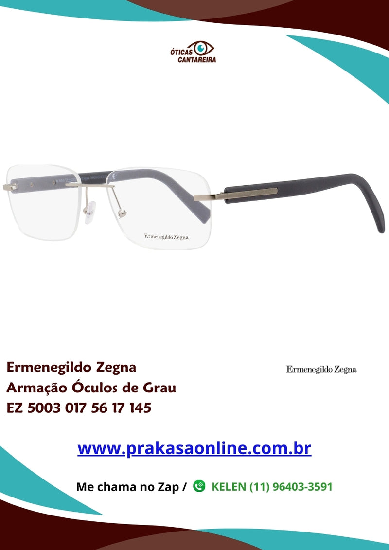 Ermenegildo Zegna - Armação Óculos de Grau - EZ 5003 017 56 17 145