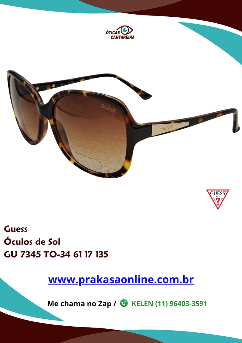 Guess - Óculos de Sol - GU 7345 TO-34 61 17 135