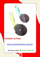 Cortador Fatiador de Pizza Massas Cabo de Plástico