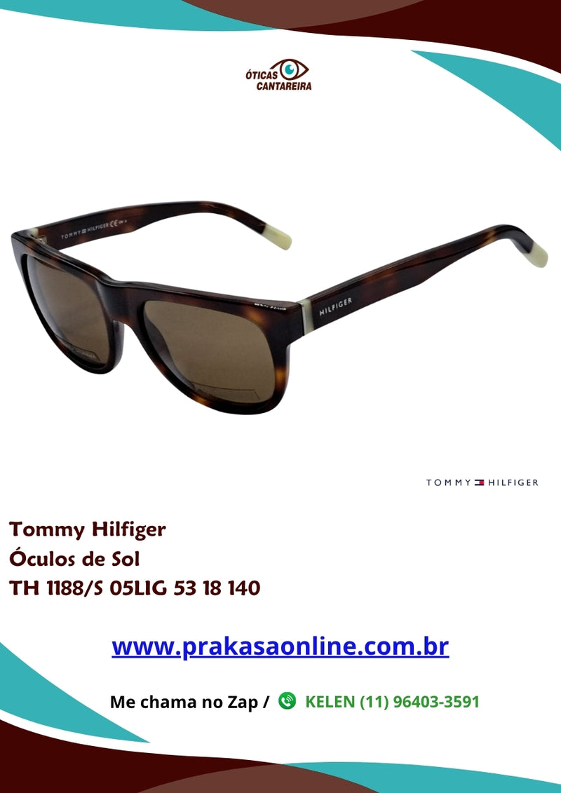 Tommy Hilfiger - Óculos de Sol - TH 1188/S 05LIG 53 18 140