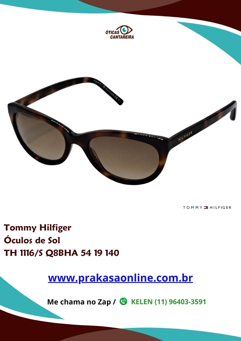 Tommy Hilfiger - Óculos de Sol - TH 1116/S Q8BHA 54 19 140