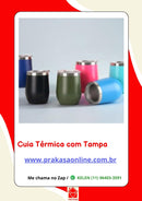 Copos Térmico Cuia Aço Inox