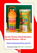 Garrafa Térmica Tabuada Interativa 430ml