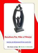Estatueta Pai, Mãe e Filho(a)