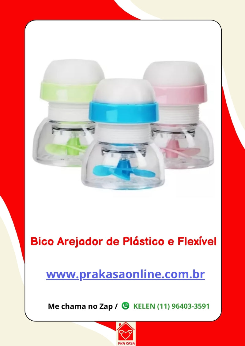 Arejador Para Torneira Universal Chuveirinho Giratório 360º