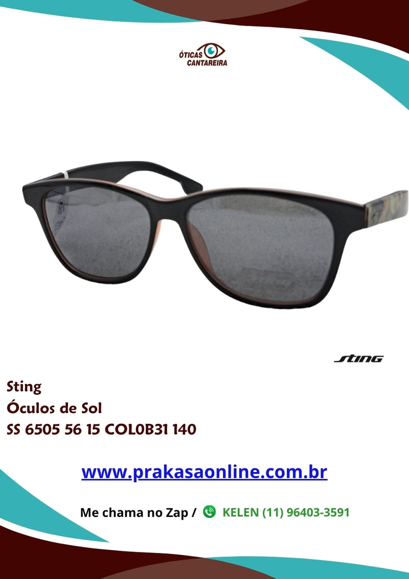 Sting - Óculos de Sol - SS 6505 56 15 COL0B31 140
