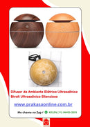 Difusor de Ambiente Elétrico Ultrassônico Bivolt Ultrassônico Silencioso