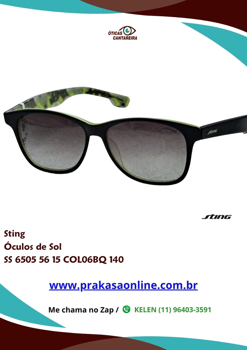 Sting - Óculos de Sol - SS 6505 56 15 COL06BQ 140