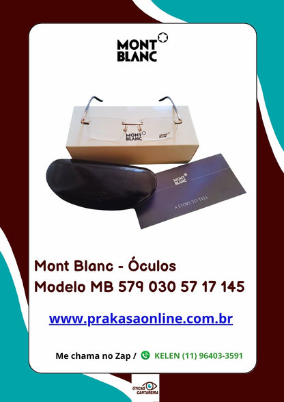 Mont Blanc - Armação Modelo MB 579 030 57 17 145